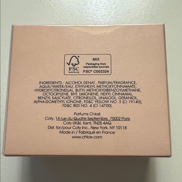 New, unopened Chloe fragrance - Picture 2 of 2